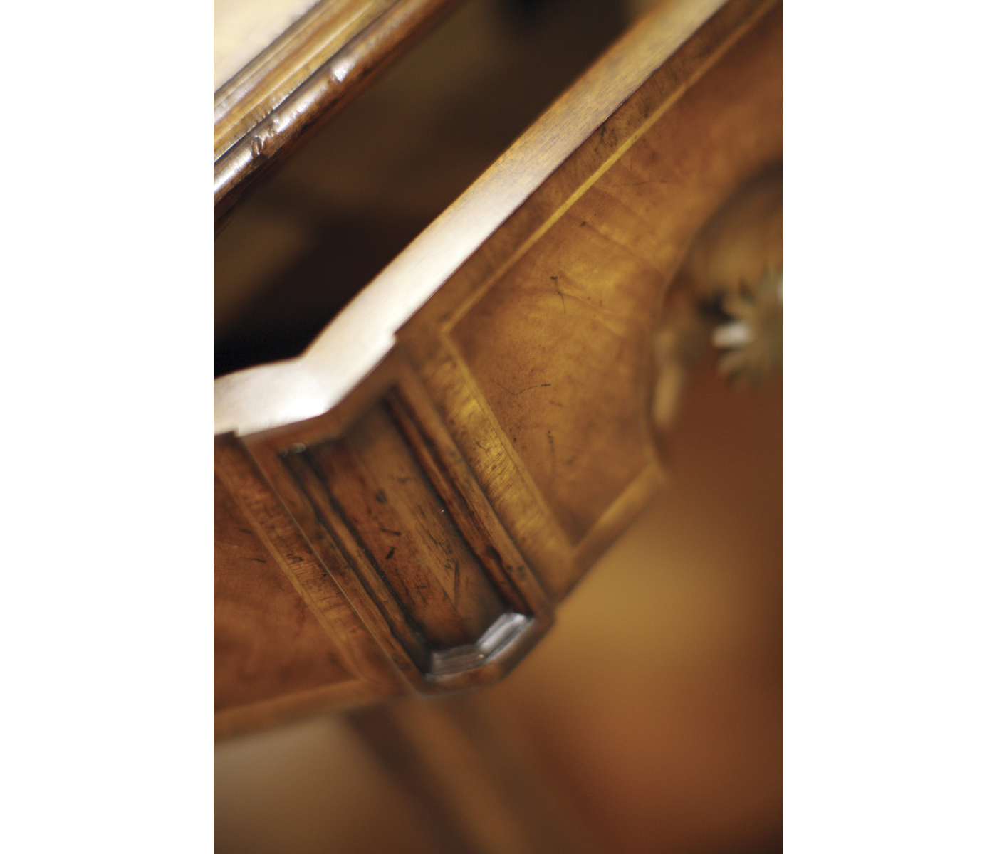 Starburst Walnut Side Cabinet
