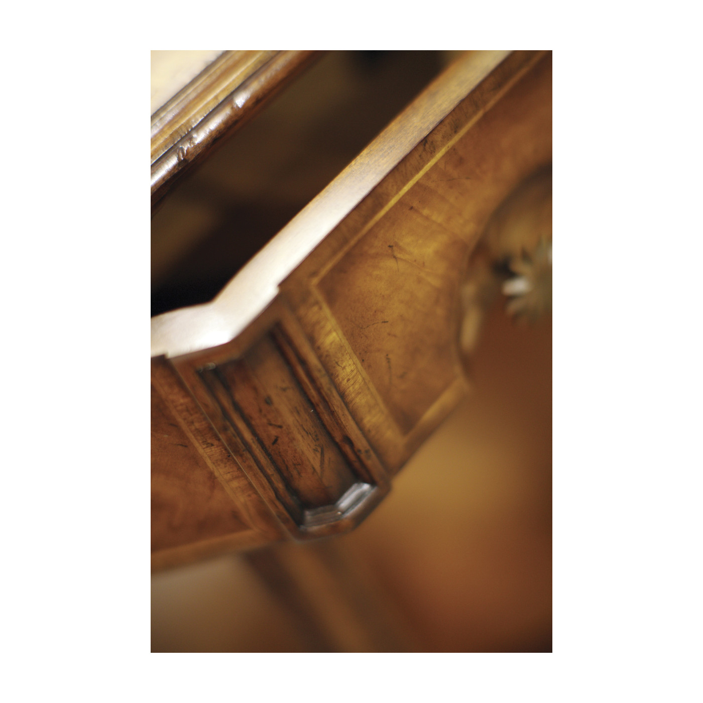 Starburst Walnut Side Cabinet