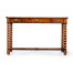 Bobbin turned walnut dressing table
