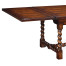 Large drawleaf dining table