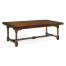 Large drawleaf dining table