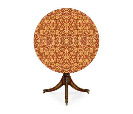 Penwork Style Table (Red)