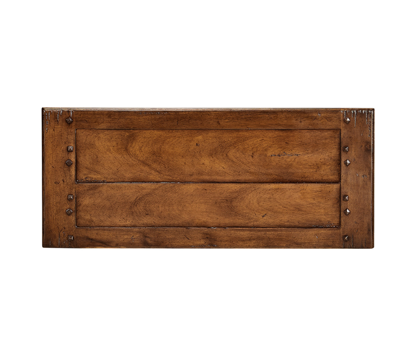 Narrow Walnut Cabinet with Cupboard