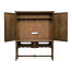 Elizabethan Style Brown Oak TV Cabinet