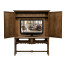 Elizabethan Style Brown Oak TV Cabinet