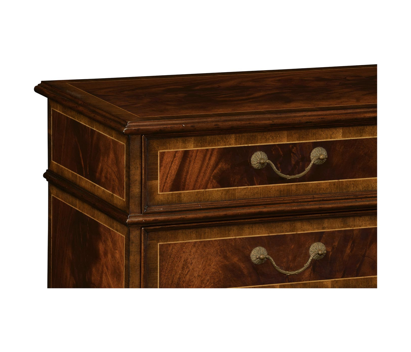 Mahogany Office Chest of Drawers with Hanging File Storage