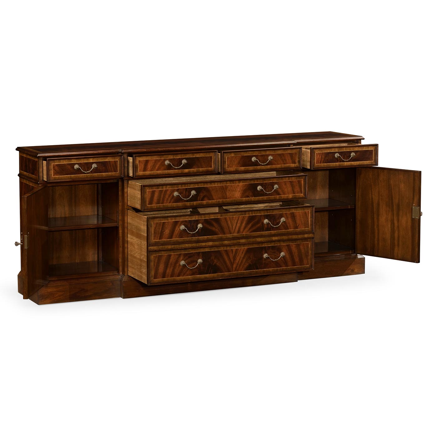 Mahogany Office Sideboard with Hanging File Storage