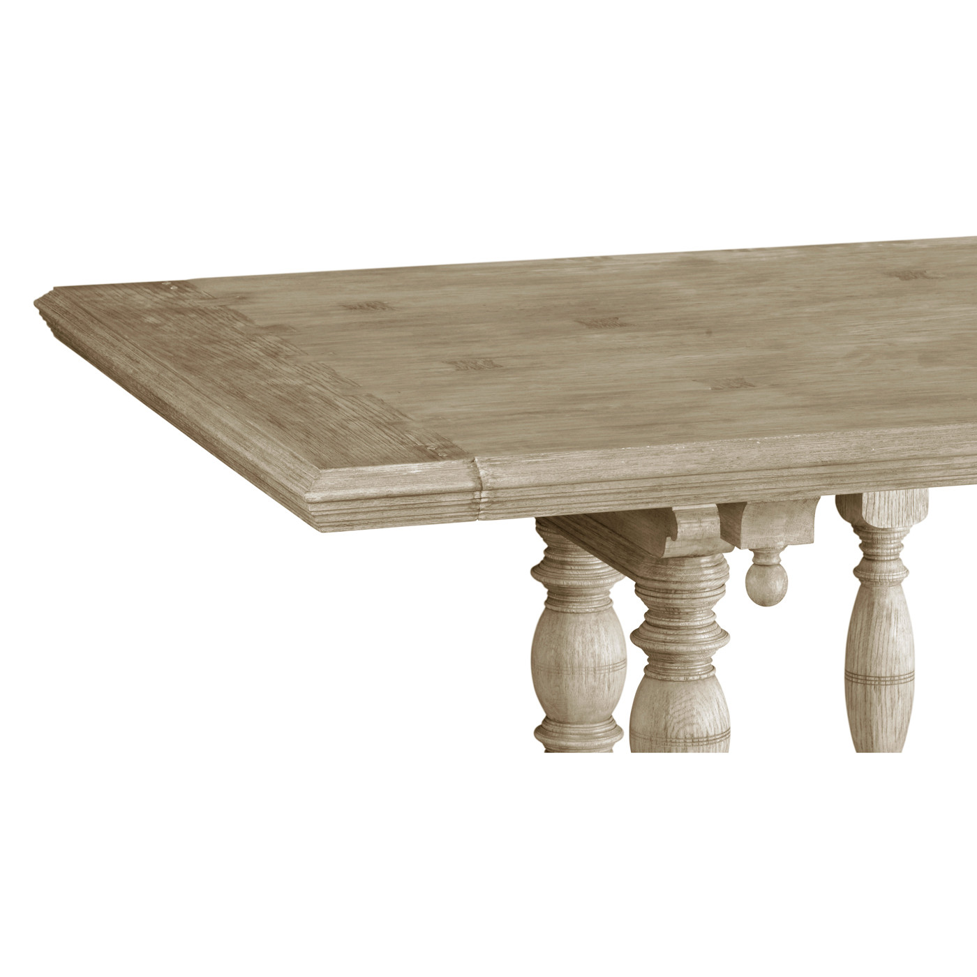 Elizabethan Style Grey Oak Dining Table 108
