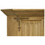 Linenfold Natural Oak TV Cabinet