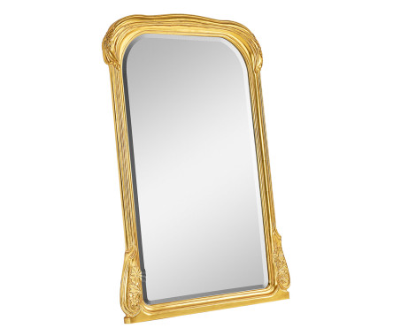 Full length art nouveau gilded mirror without 