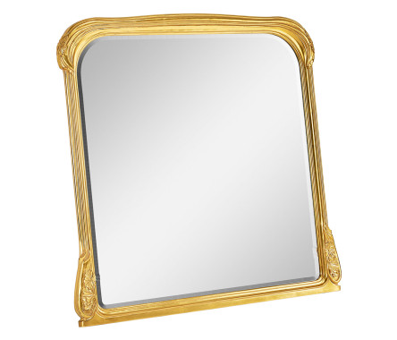 Full length art nouveau gilded mirror without 