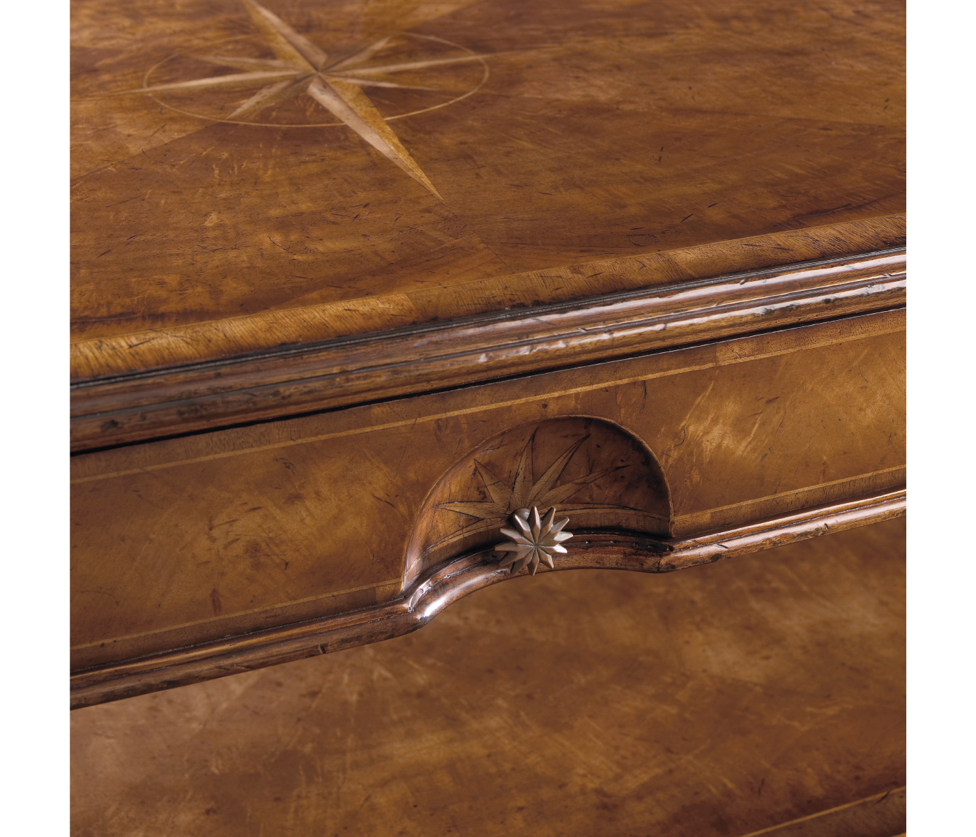Starburst walnut coffee table (Small)