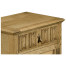 Linenfold Natural Oak Bedside Cabinet
