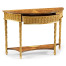 Small Gilded Console with Shelf