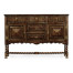 Linenfold Dark Oak Sideboard