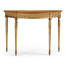 Gilded Demilune Console