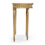 Gilded Demilune Console