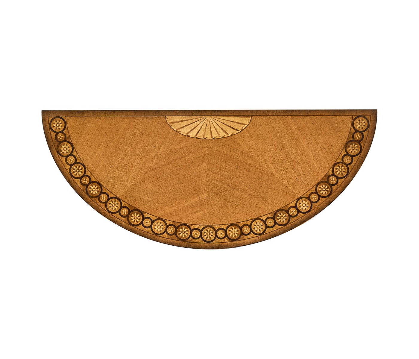 Gilded Demilune Console