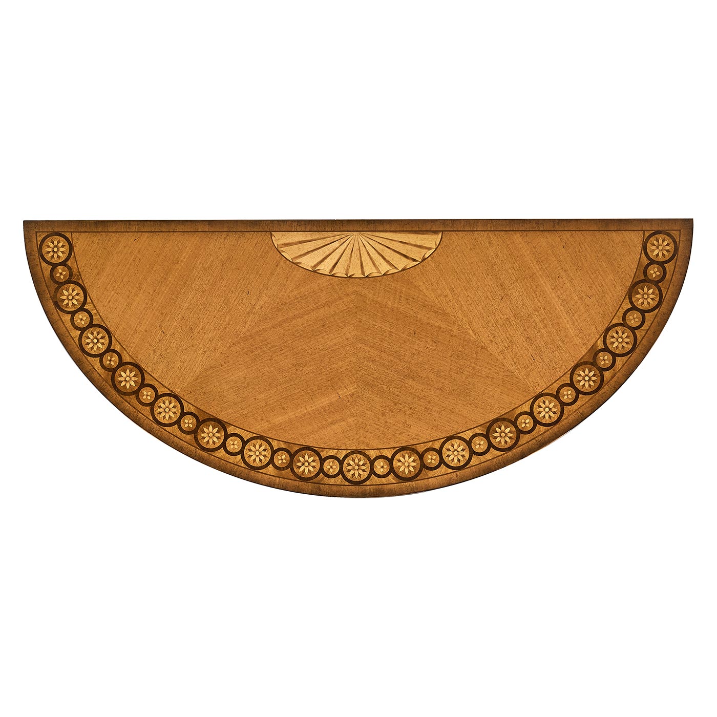 Gilded Demilune Console