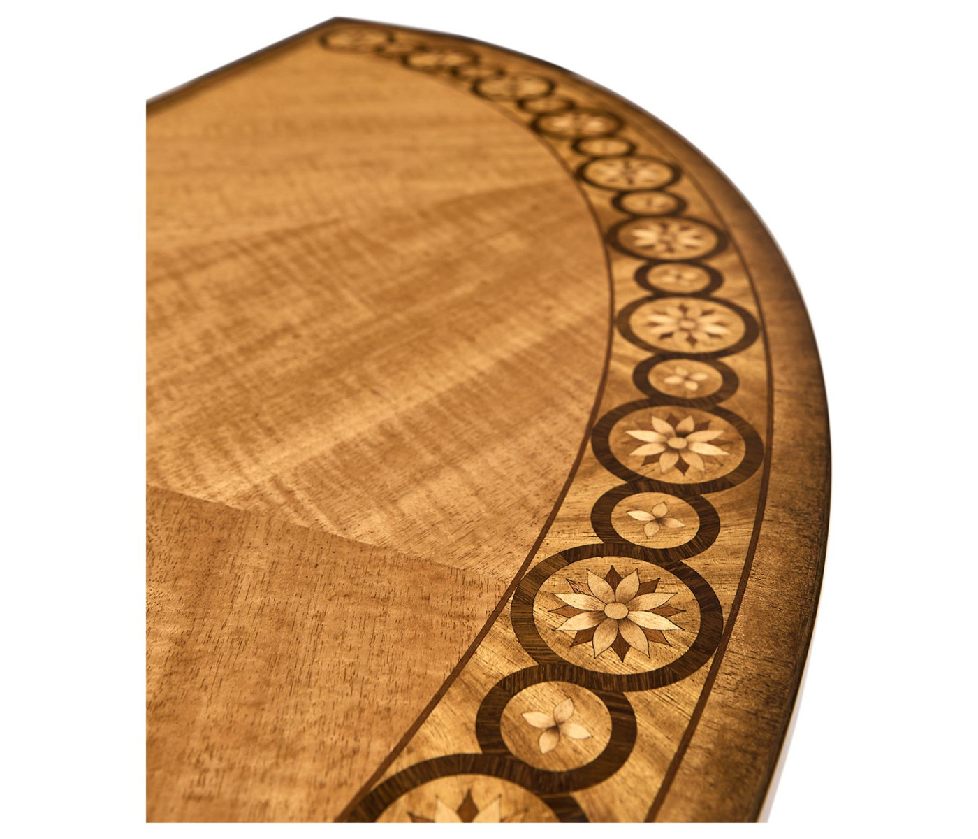 Gilded Demilune Console