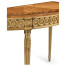 Gilded Demilune Console