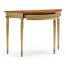 Gilded Demilune Console