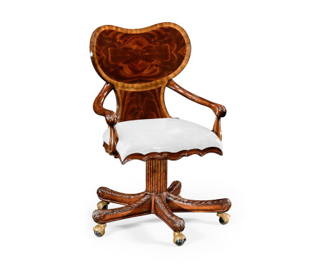 George I Style Adjustable Desk Chair (COM)