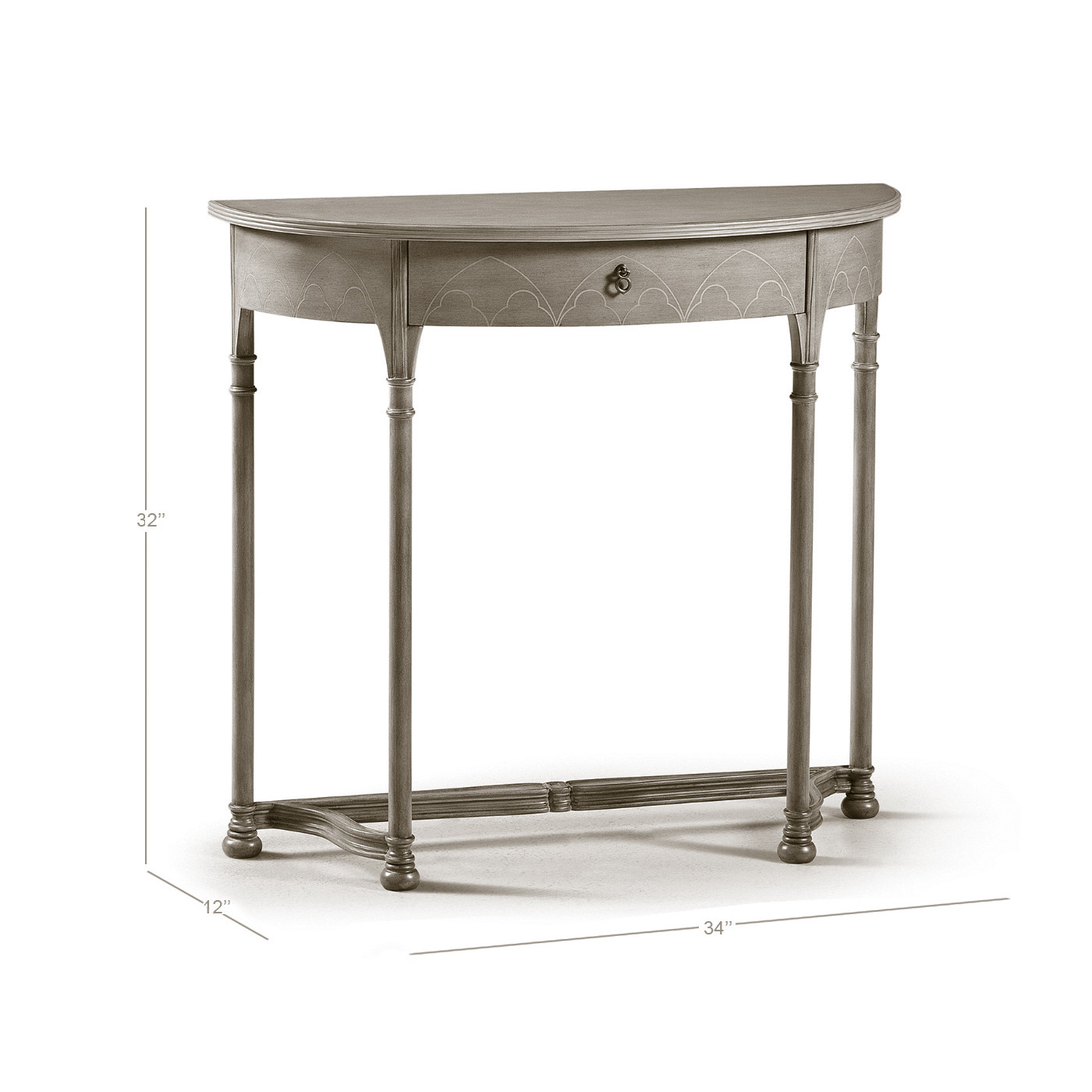 Streamer Gothic Painted Console