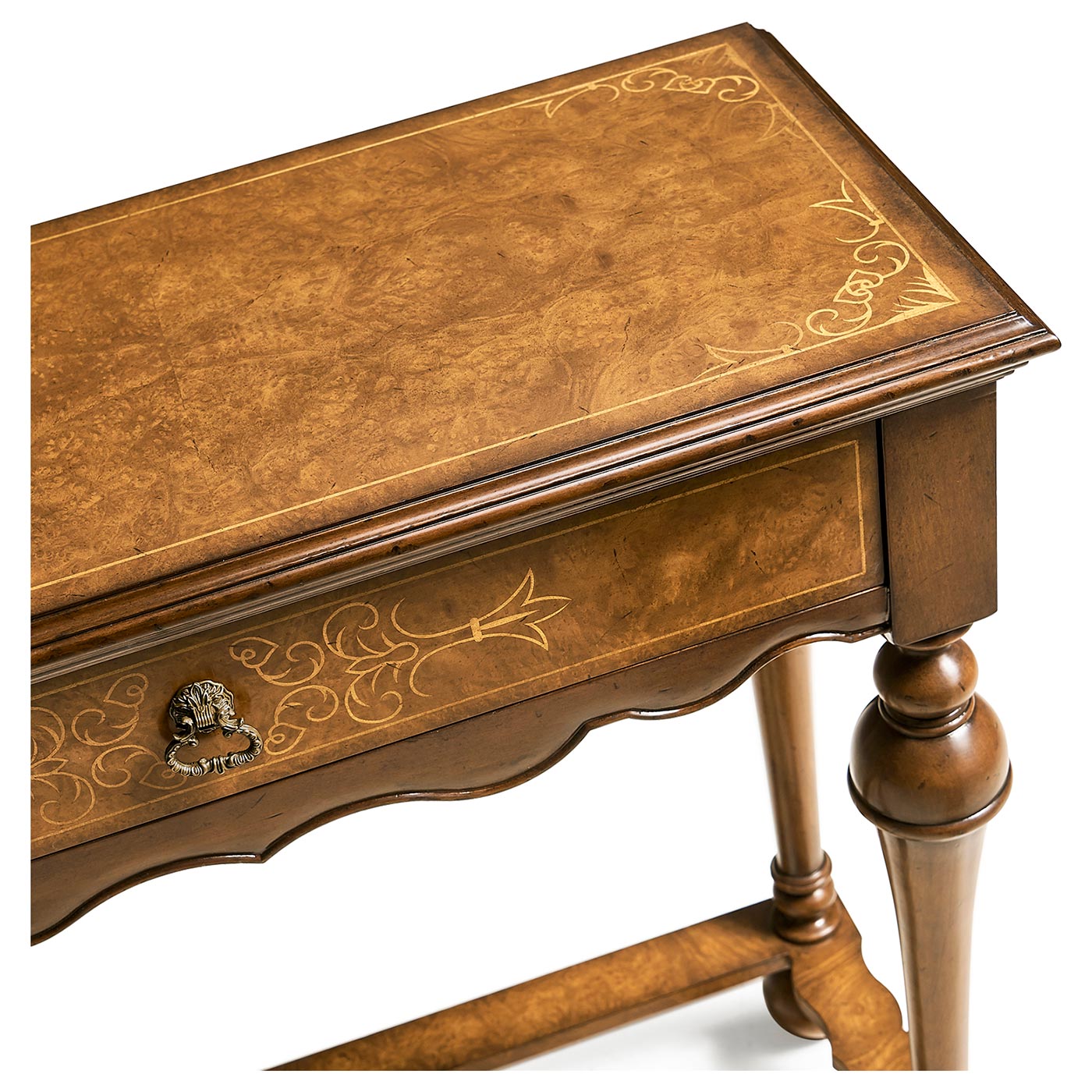 Seaweed marquetry console
