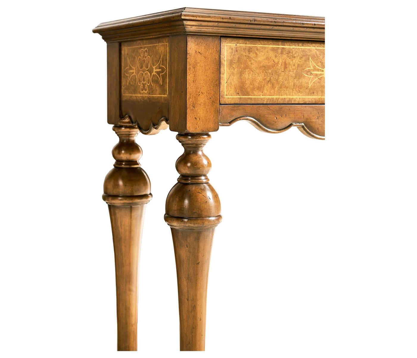 Seaweed marquetry console