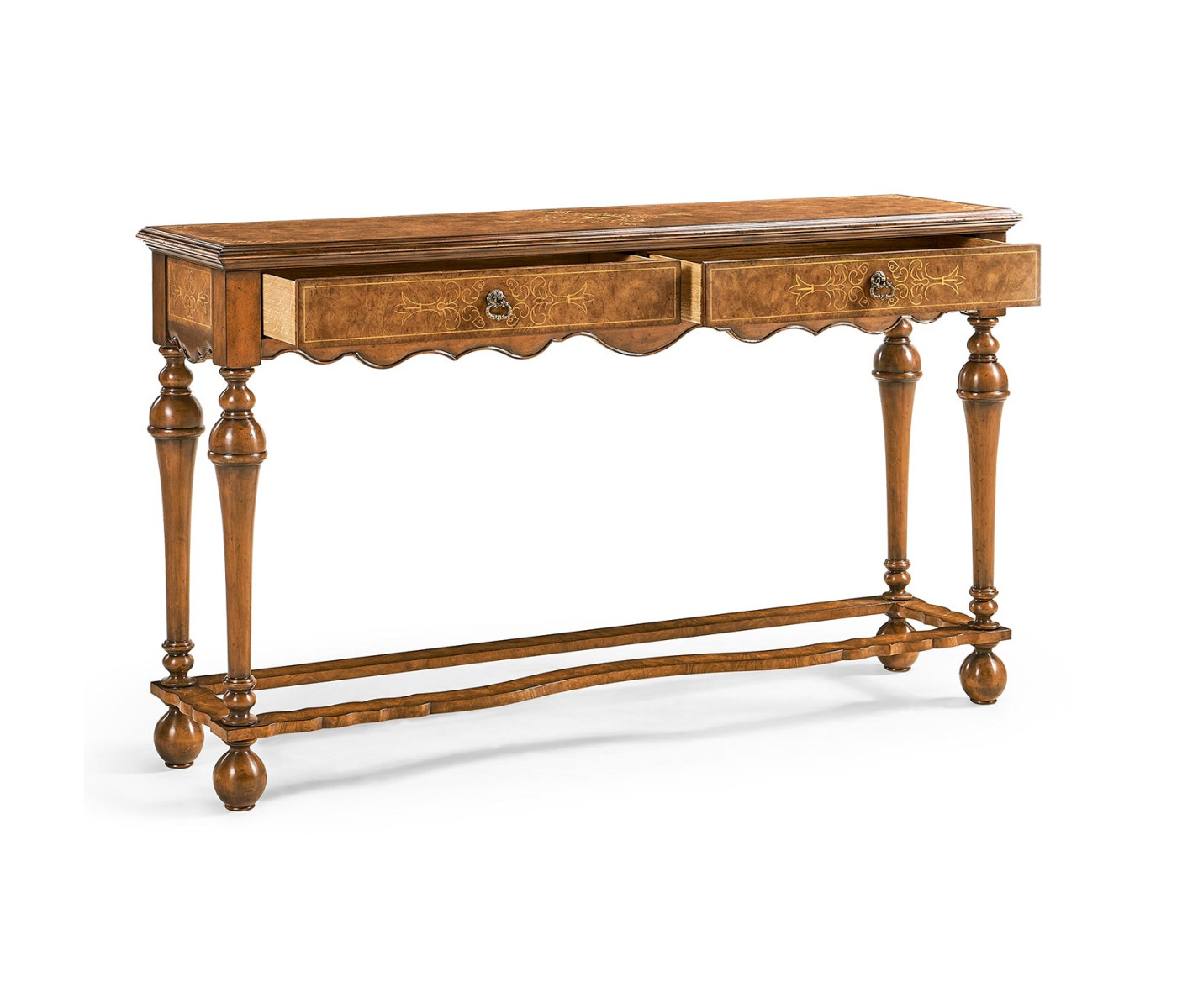 Seaweed marquetry console