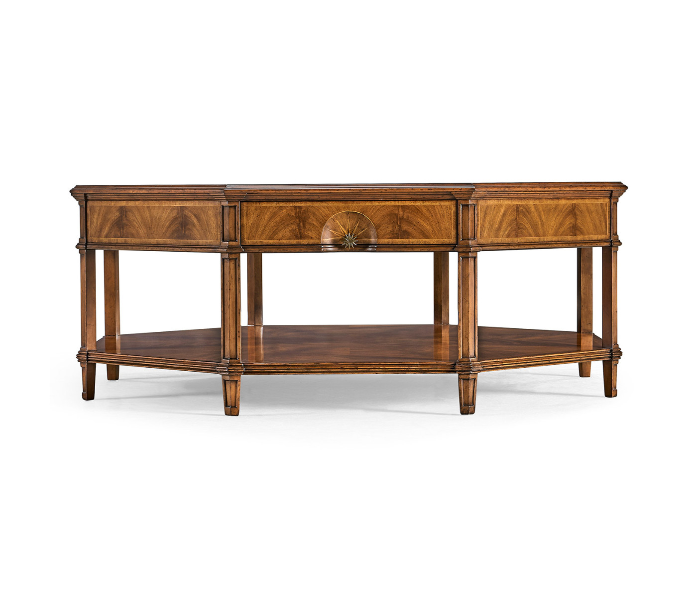 Starburst octagonal coffee table