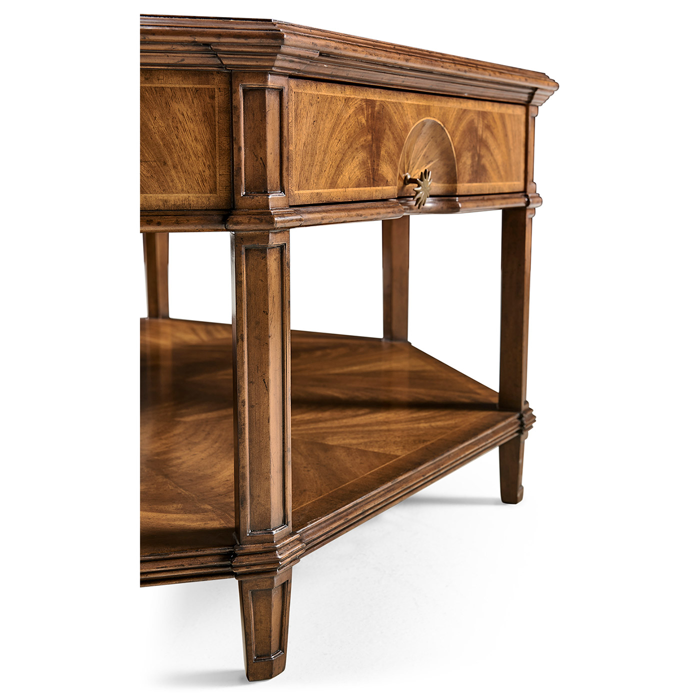 Starburst octagonal coffee table