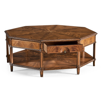 Starburst octagonal coffee table