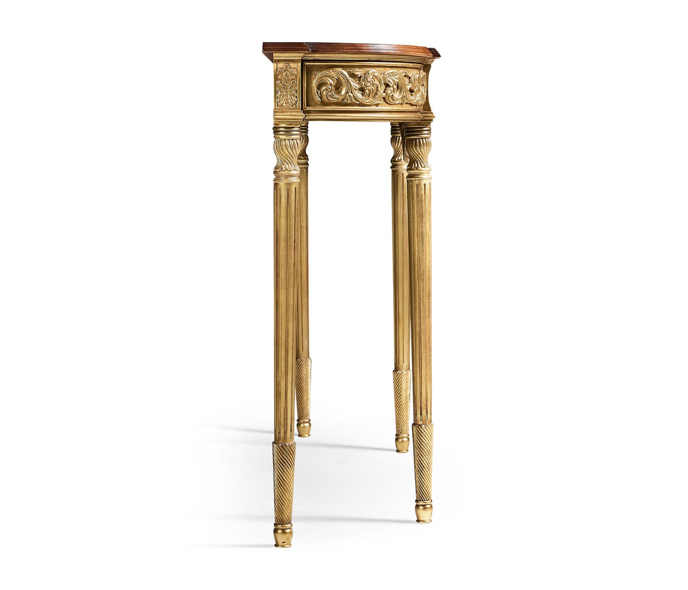 Louis IV Style Narrow Gilded Console