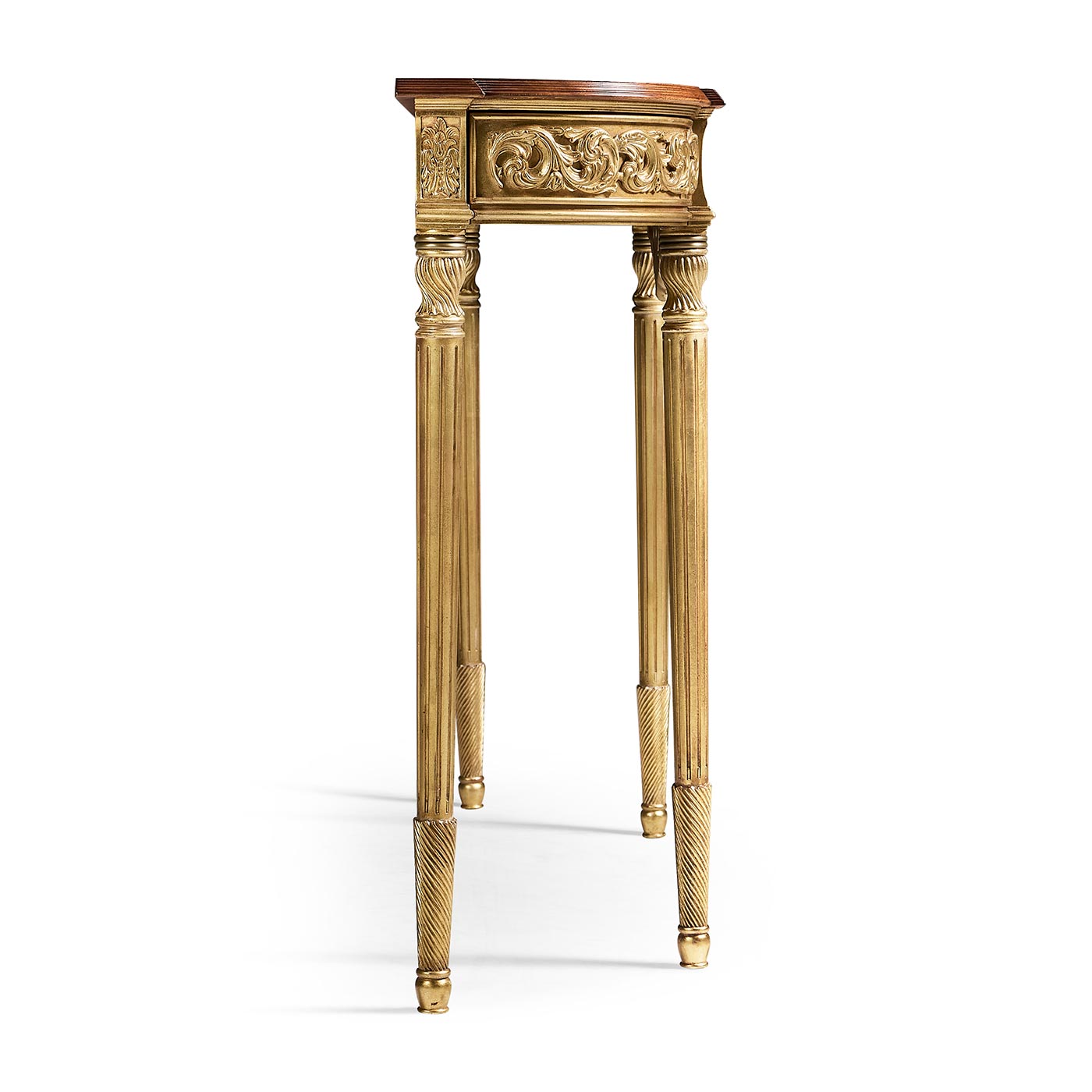 Louis IV Style Narrow Gilded Console