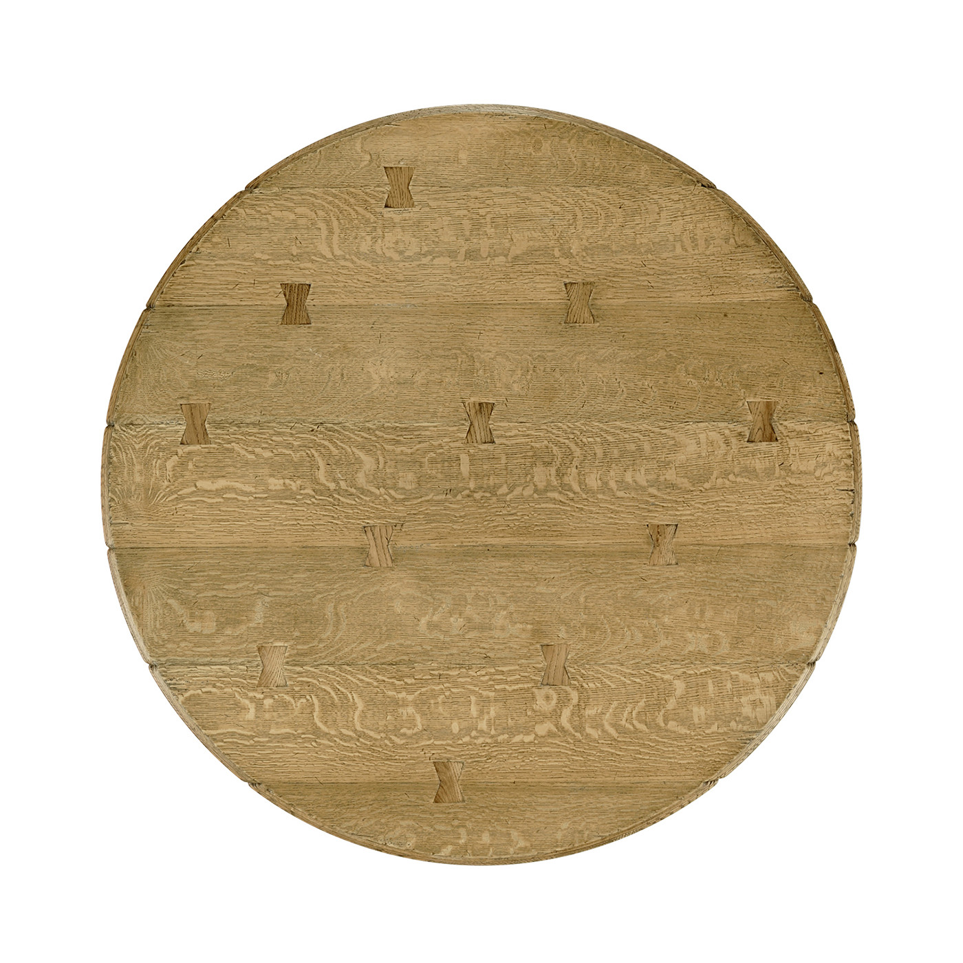 French Country Style Natural Oak Dining Table 48