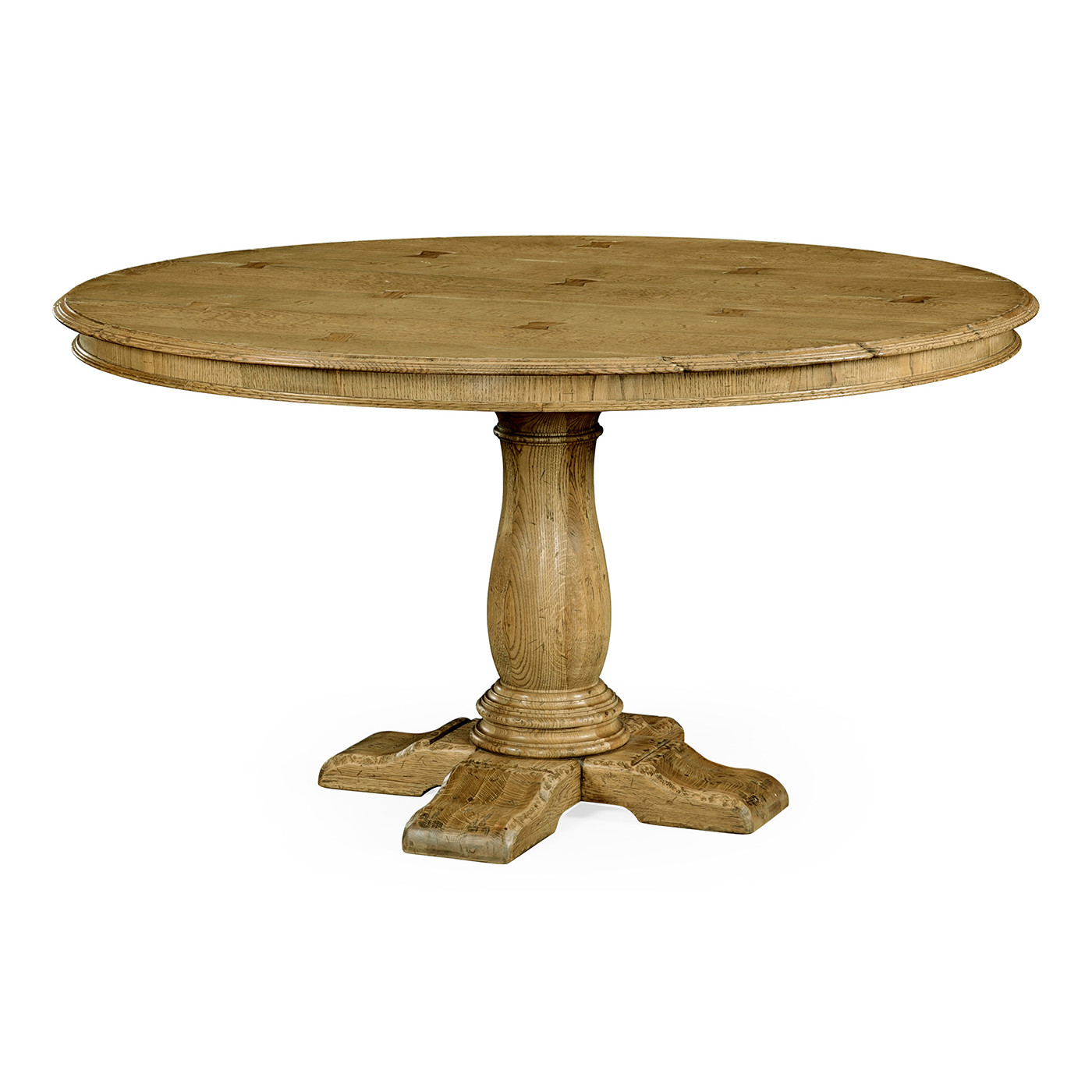 French Country Style Natural Oak Dining Table 54