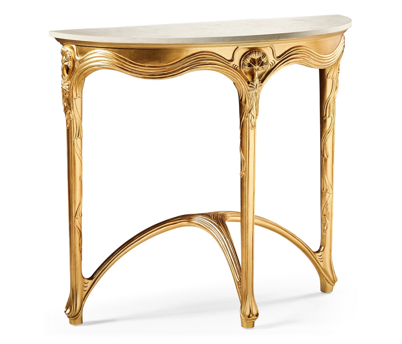 Art Nouveau gilded console