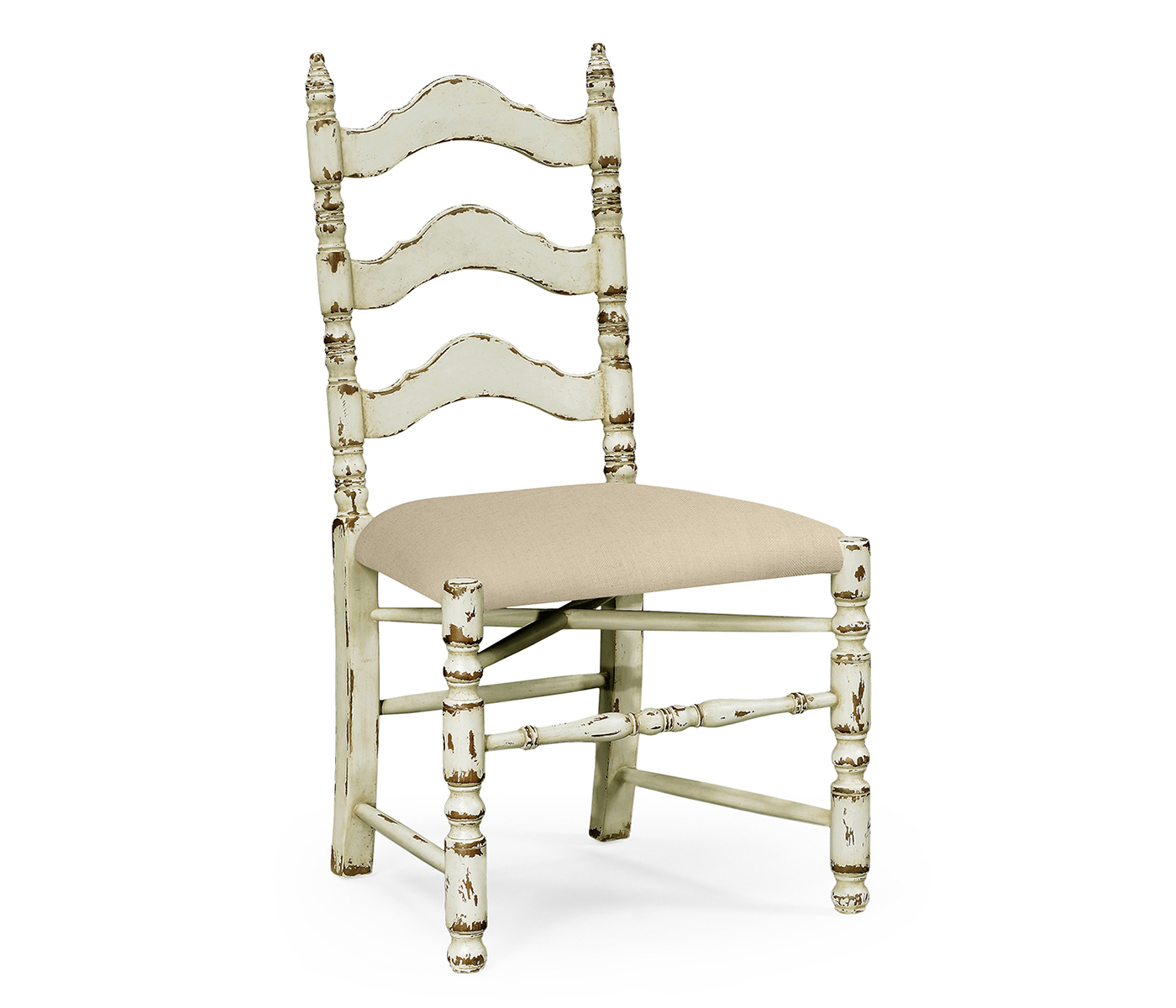 White Oak Ladder Back Country Chair (Side)