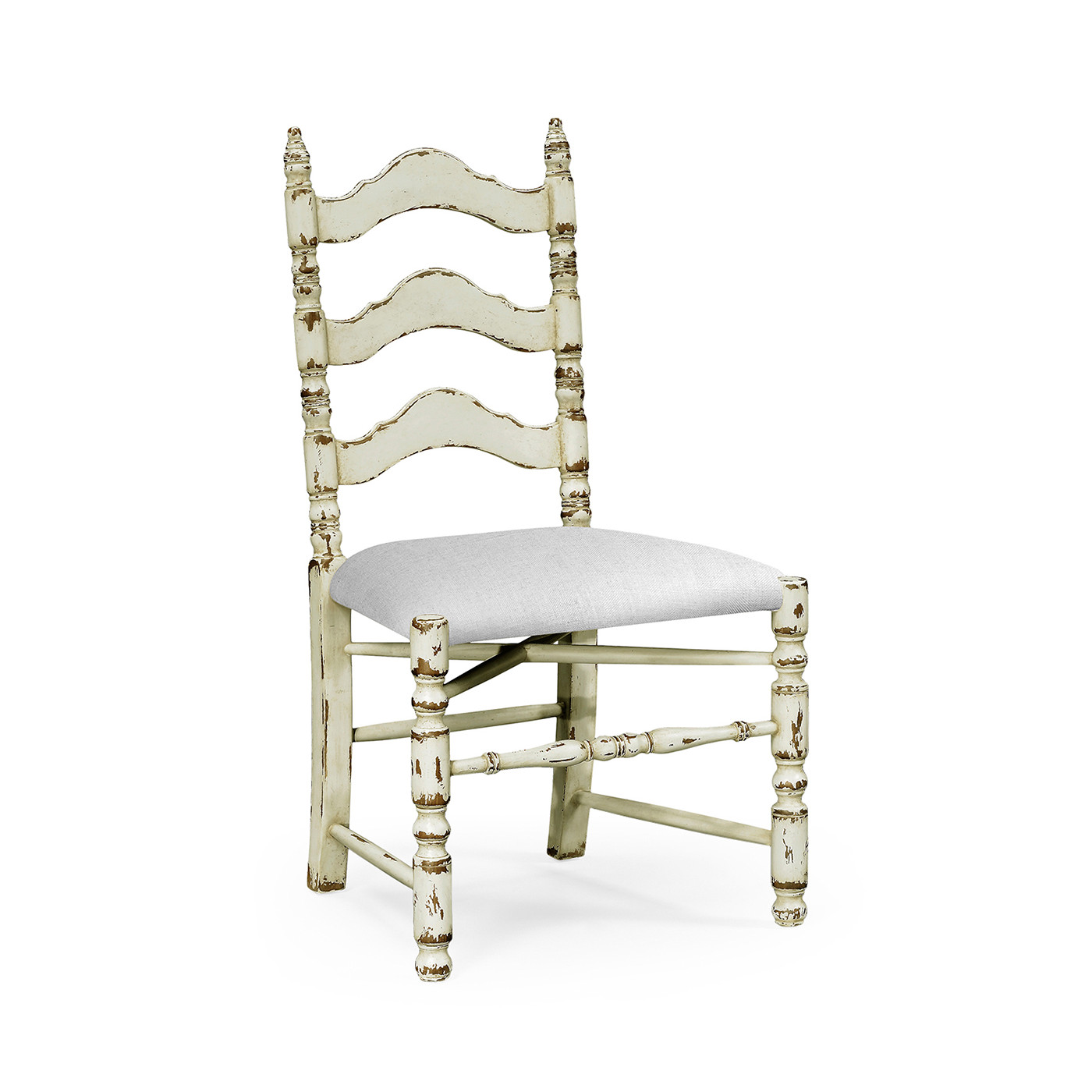 White Oak Ladder Back Country Chair (Side)