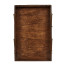 Victorian Style Mahogany Triple Letter Tray