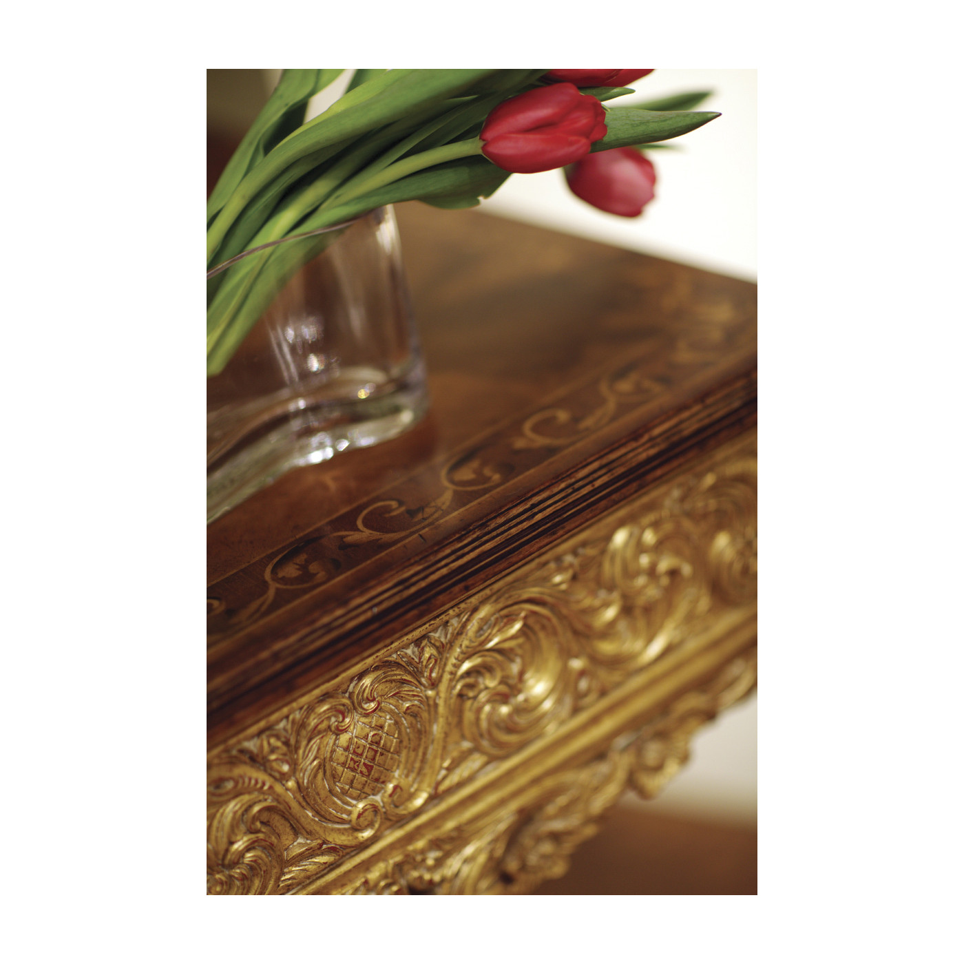 Louis XIV Style Square Side Table