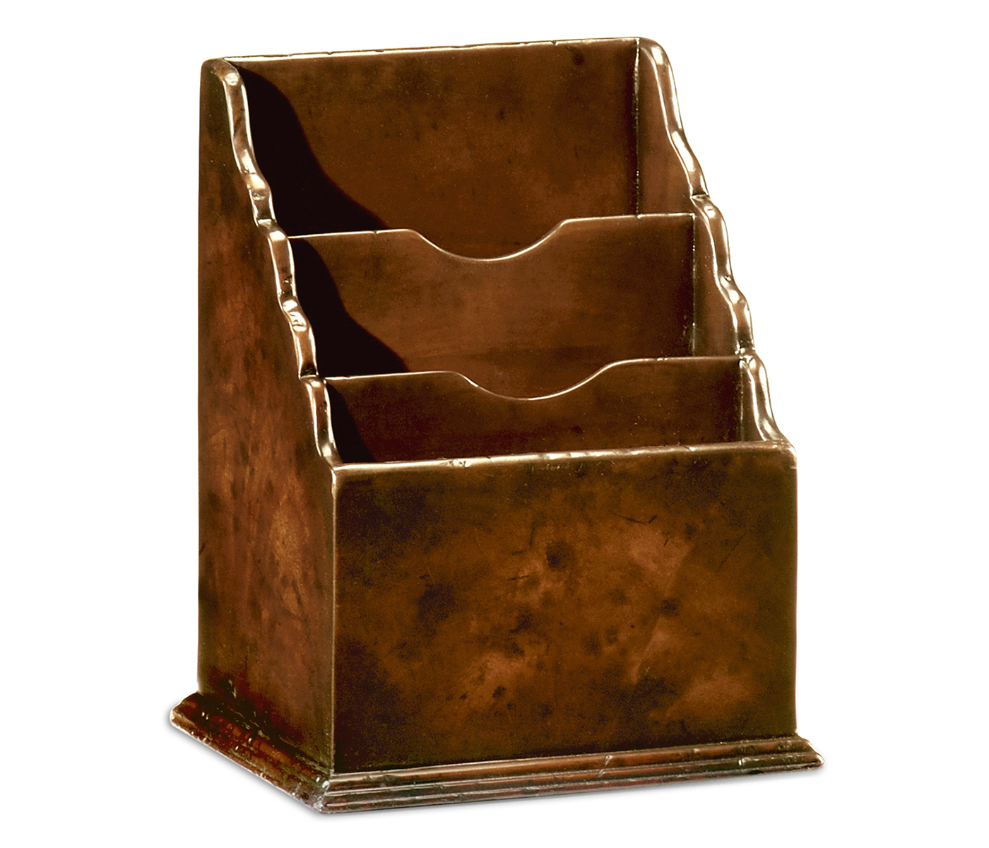 Small Antique Mahogany Letter Rack