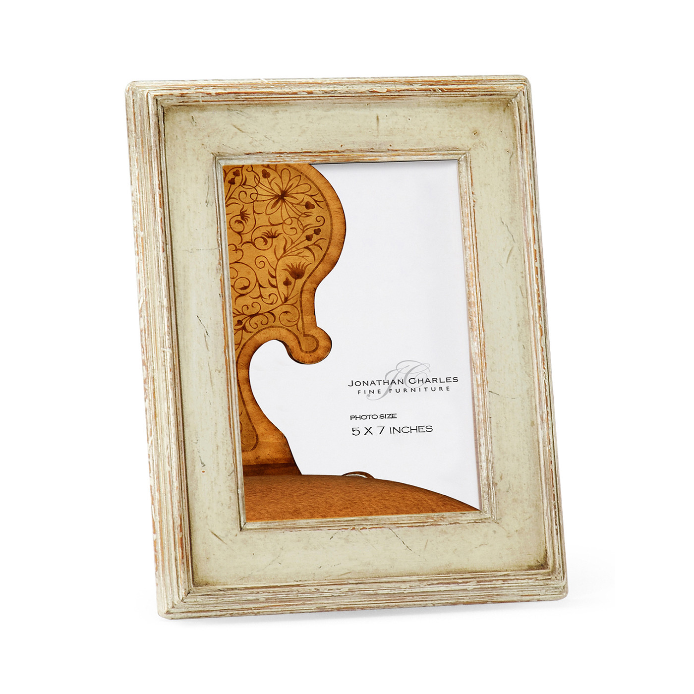 Painted Rub-Through Picture Frame (5