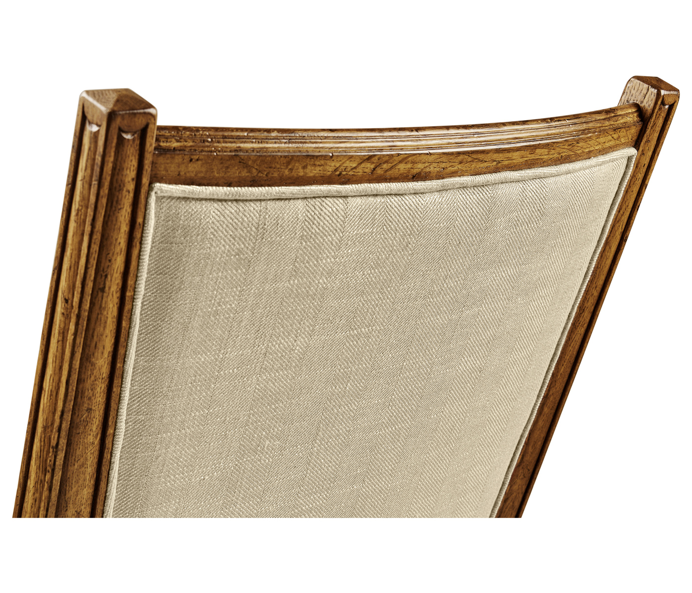 Distressed Light Brown Chestnut Country Arm Chair