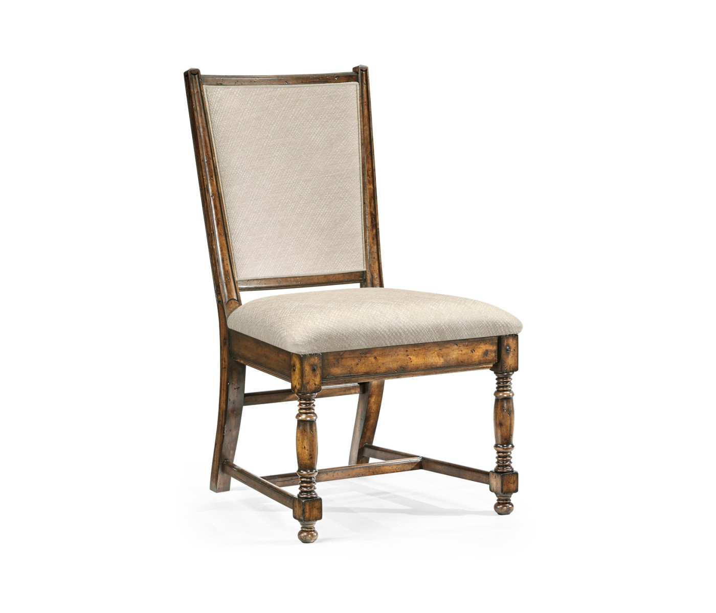 Distressed Country Golden Ale Side Chair