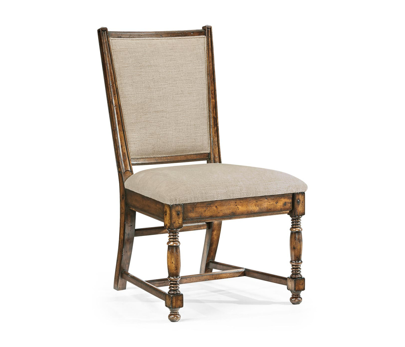 Distressed Country Golden Ale Side Chair