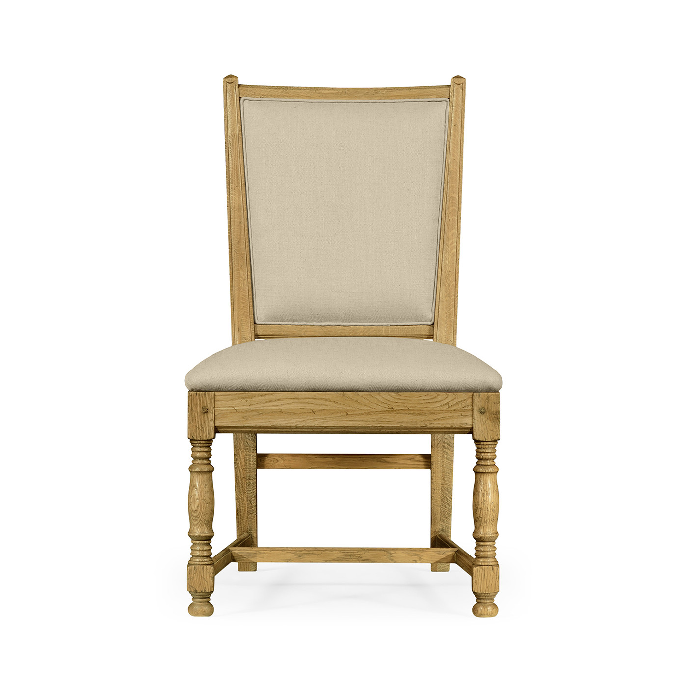 Distressed Natural Oak Country Side Chair