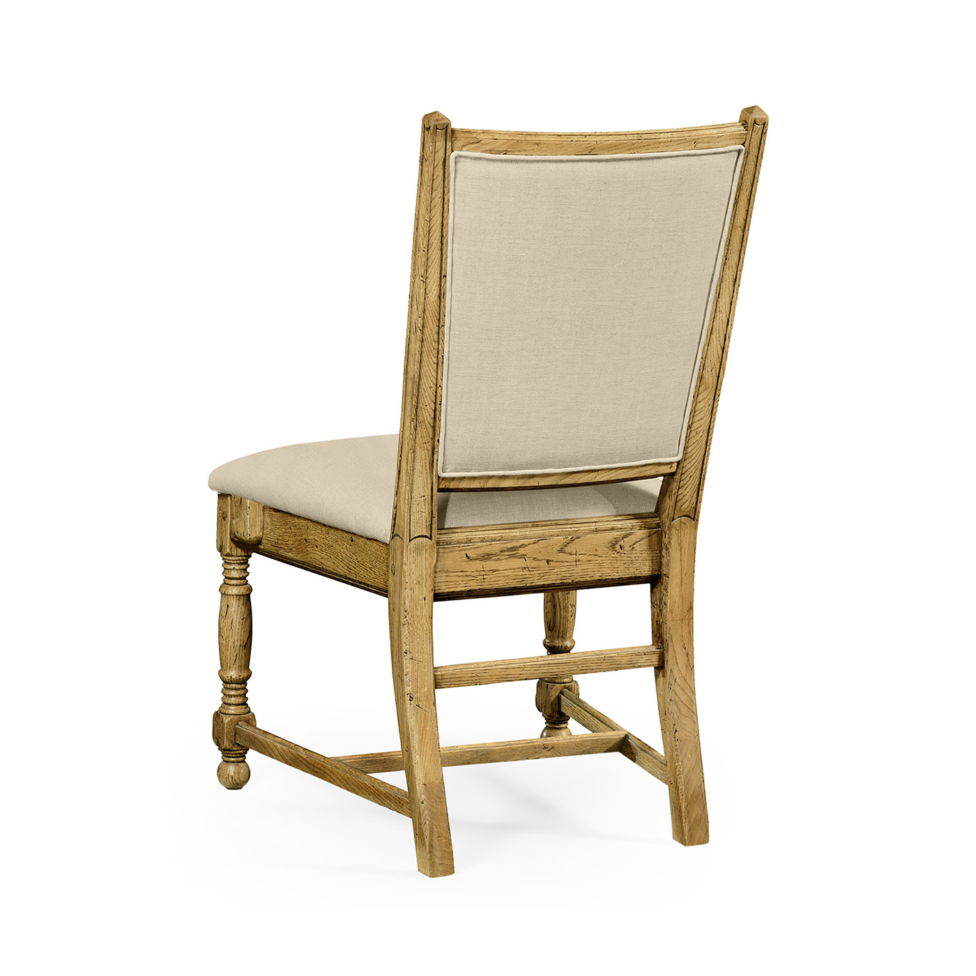 Distressed Natural Oak Country Side Chair